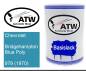 Preview: Chevrolet, Bridgehampton Blue Poly, 979 (1970): 500ml Lackdose, von ATW Autoteile West.